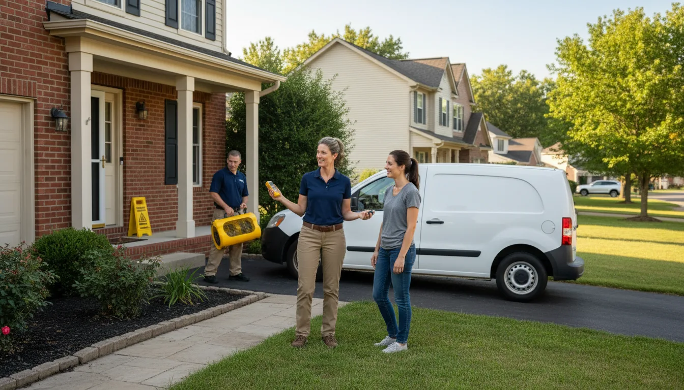 Residential water damage restoration in Dacono, CO